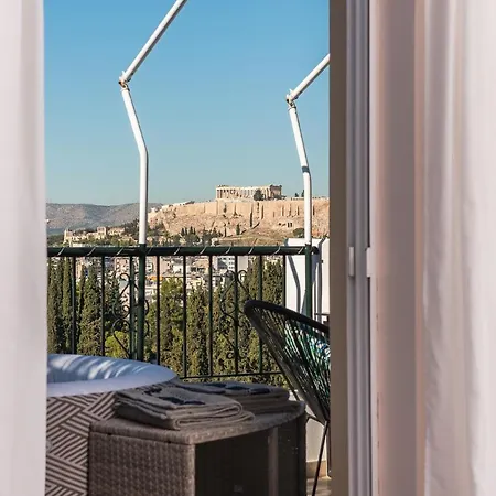 Amazing Acropolis View Penthouse Apartment With Jacuzzi Athen Exterior foto